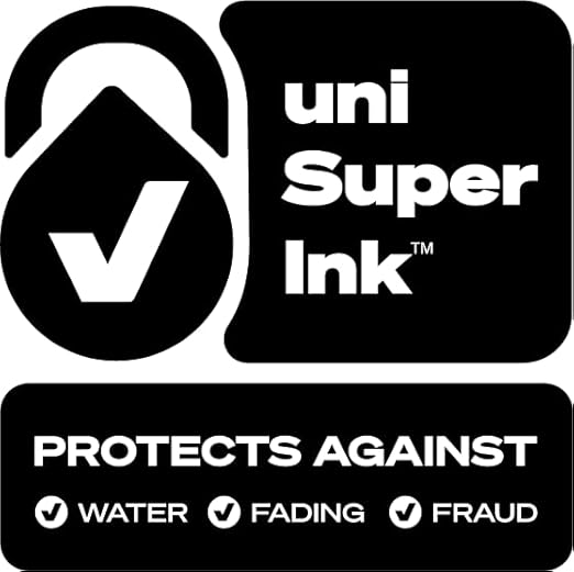 uni-ball® 207™ Retractable Fraud Prevention Gel Pens, Micro Point, 0.5 mm, Black Barrels, Black Ink, Pack Of 12