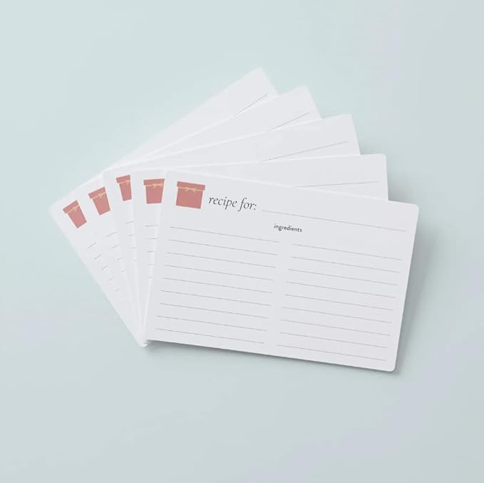 Meal Planner with 72 Recipe Cards (Celebration Menu) - Weekly Menu Planner | Sturdy Recipe Box | 12 Reusable Grocery Shopping Lists | 5 Blank Recipe Cards | Recipe Card Protector | Recipe Ideas