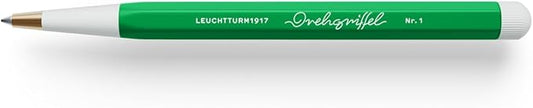 LEUCHTTURM1917 372219 No.1 Brass Aluminium Gel Pen with Black Ink Design Award-winning Spring Leaf