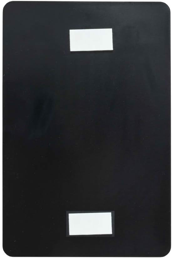 USA Made - Men's and Women's Restroom Signs ADA-Compliant Bathroom Door Signs for Offices, Businesses, and Restaurants, Black, Blue, Grey and Taupe/Tan Colors (Black Unisex)