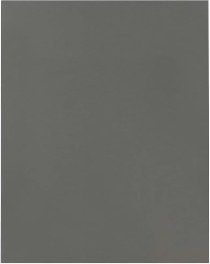JAM PAPER Custom Printed Semi-Gloss Folders with Round Corner Pockets - Personalized Logo & Text - 12pt C1S - Grey - 100/Pack