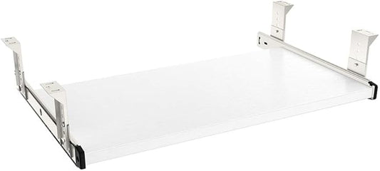 FRMSAET Furniture Accessories Office Product Suits Hardware 20/24/30 inches Keyboard Drawer Tray Wood Holder Under Desk Adjustable Height Platform. (20 inches, White)