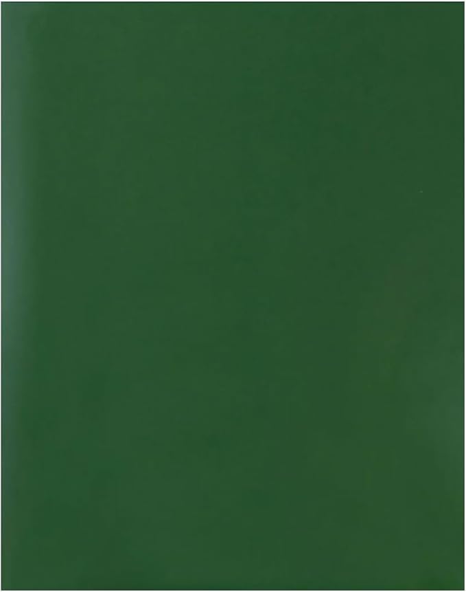 JAM PAPER Custom Printed Semi-Gloss Folders with Round Corner Pockets - Personalized Logo & Text - 12pt C1S - Green - 100/Pack