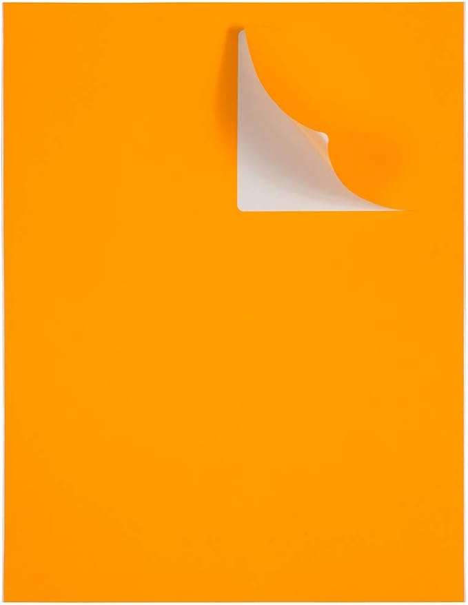 JAM PAPER Shipping Address Labels - Large - 3 1/3 x 4 - Neon Fluorescent Orange - 120/Pack