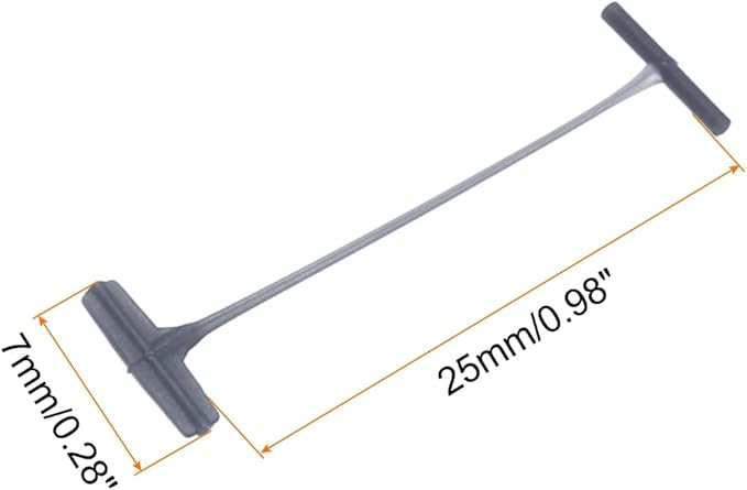 MECCANIXITY Standard Tagging Fasteners,Plastic Regular,Standard Label Gun Price Tagging Barbs for Garment Price Tag Label Tagging Barbs 25mm/1 Inch,Pack of 1000 Navy