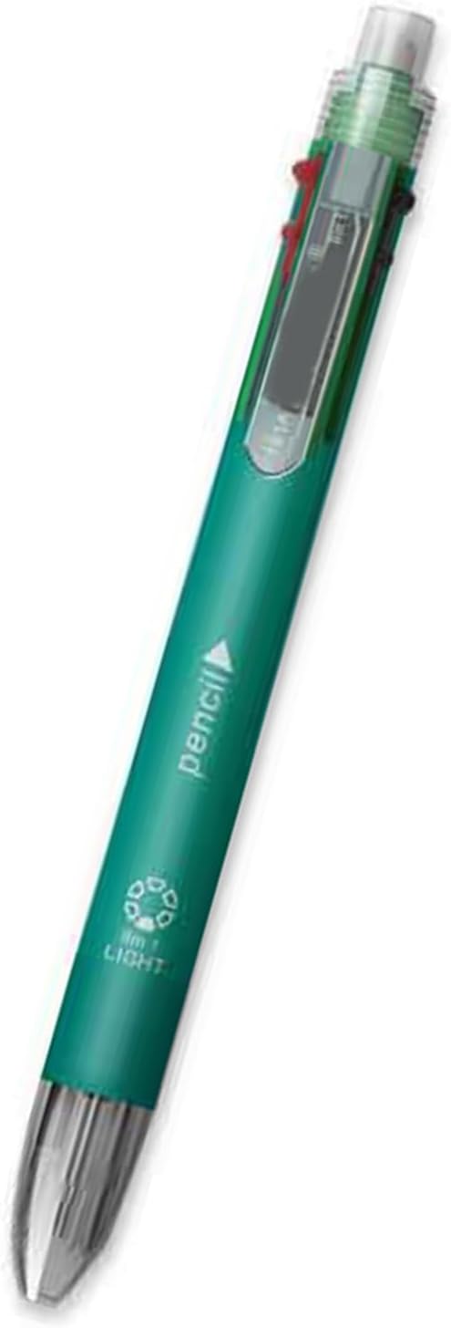 Multifunctional Mechanical Pencil 5 Color-in-1 Ballpoint Pen Retractable Multicolor Ballpoint For Student Teacher Erasable