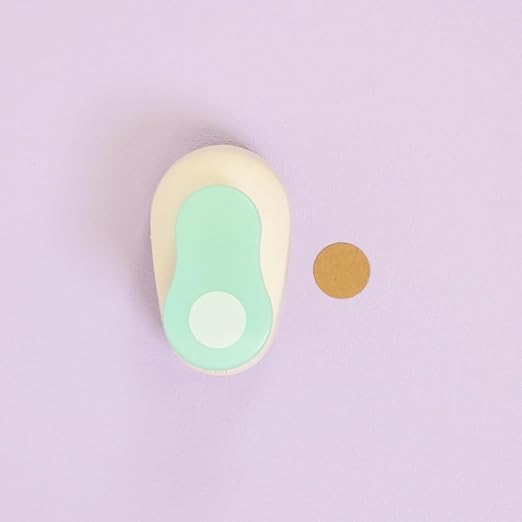 Craftelier - 5/8 Inch Circle Punch with Lever Press | Shape Hole Puncher for Paper Crafts | Round Hole Punch to Create Scrapbooks, DIY Cards & Journals | Mini Hole Punch for Paper & Cardstock.