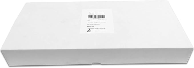 Binditek 50 Pack Plastic Spiral Binding Coils, 12mm(1/2"), 90 Sheet Capacity, 4:1 Pitch, Clear, 48Loops, for Letter Size, for Students and Coworkers