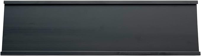 2" x 10" Personalized Aluminum Name Plates, Custom Office Desk or Wall Name Plates, Can Add Custom Logo Image and Texts, Two Name Plate Colors Silver, White, Holders are Optional (Image+Text)