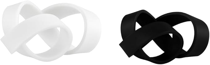 JAM PAPER Colorful Rubber Bands - Size 64 - Black & White Multi-Purpose Rubberbands - 200/Pack