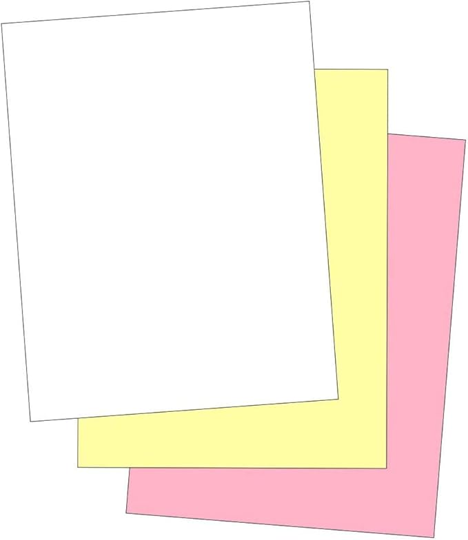 NextDayLabels - Superior Carbon-less NCR, Pre Collated Paper, 500 Sheets Per Pack (8-1/2" x 11" 3 Part Reverse, #5900)