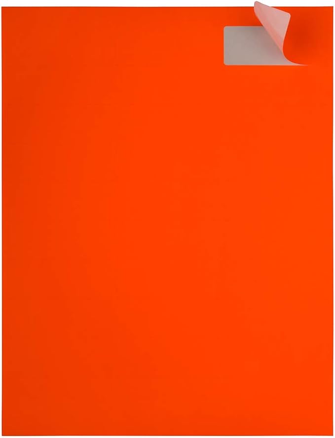JAM PAPER Return Address Labels - Standard Mailing - 1 x 2 5/8 - Neon Deep Red/Orange - 120 Shipping Labels/Pack
