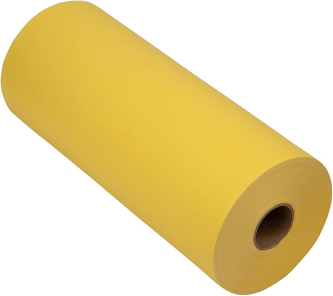 JAM PAPER Honeycomb Packing Paper Roll - 12" x 328' - Lemon Yellow - 328 Sq Ft - 80 GSM - Roll Sold Individually