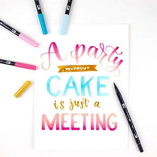 Tombow Dual Brush Pen Art Markers (10-Pack, Celebration)