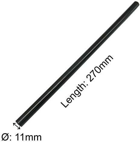 TrendBox Pack of 20 Black 11mmx270mm - Hot Melt Glue Sticks Strips Melting Adhesive for Handmade Craft DIY Home Office Project Craftwork Fix & Repairs