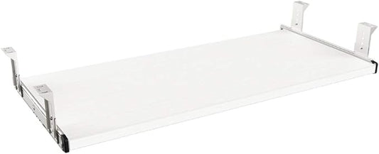 FRMSAET Furniture Accessories Office Product Suits Hardware 20/24/30 inches Keyboard Drawer Tray Wood Holder Under Desk Adjustable Height Platform. (30 inches, White)