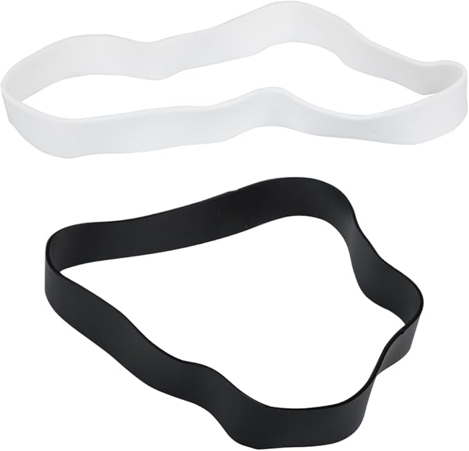 JAM PAPER Colorful Rubber Bands - Size 107 - Black & White Multi-Purpose Rubberbands - 100/Pack