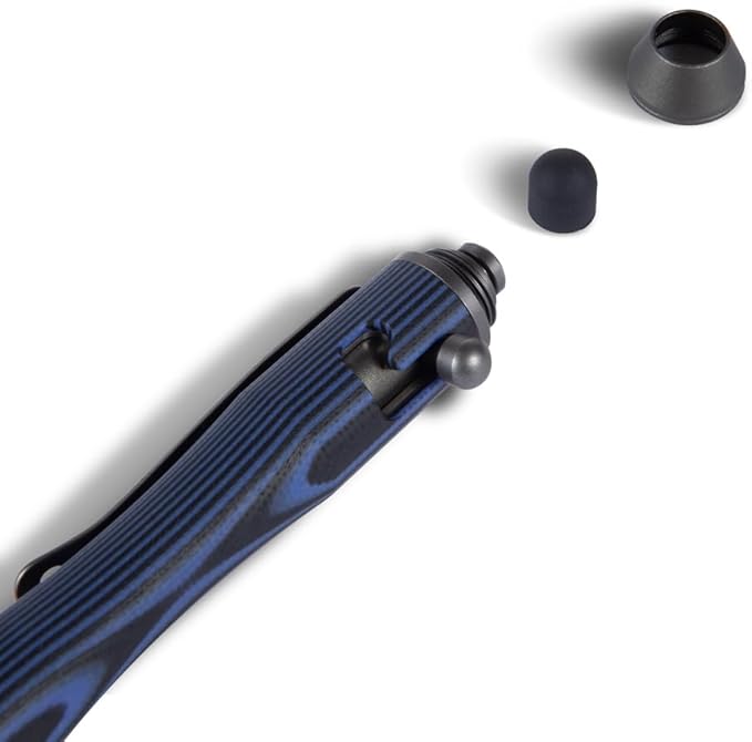 Cool Hand 5.7'' Bolt Action Pens, EDC Ballpoint Ink Refillable, Stylus for Touch Screen, G10 Body w/Pocket Clip, Ergonomic Grip, with a Free Refill, 5375-N