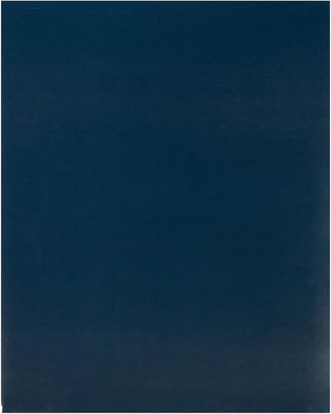 JAM PAPER Custom Printed Semi-Gloss Folders with Round Corner Pockets - Personalized Logo & Text - 10 pt C2S - Navy Blue - 100/Pack