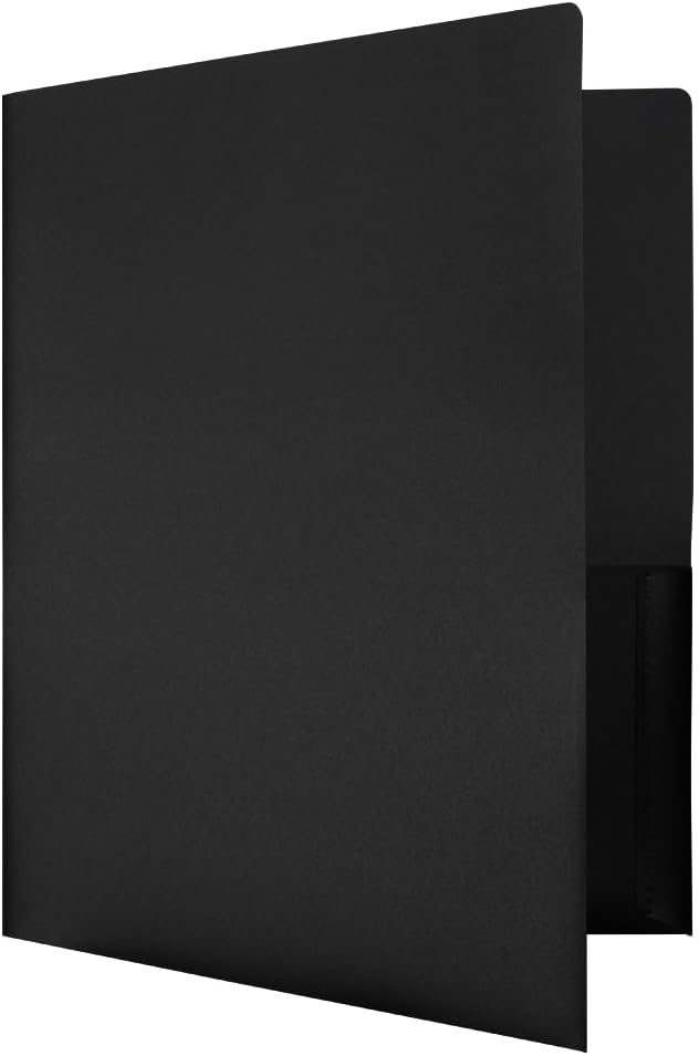 JAM PAPER Heavy Duty Plastic 2 Pocket Extra Tough School Folders - Assorted Business Colors - 6/Pack