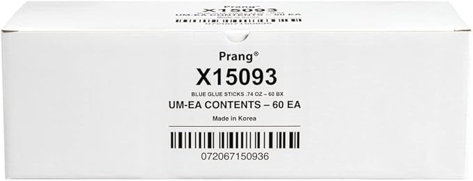 Prang Washable Glue Stick, Blue, 74 Oz., 60 Count