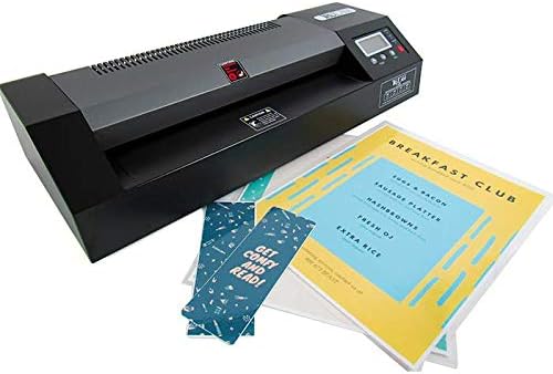 TruLam 12.5" Pouch Laminator with Variable Temperature and Speed | Compatible with 3 Mil - 10 Mil Thermal and Cold Pouches | Laminates Documents & Photos | Low to Medium Volume Use | 1-Year Warranty