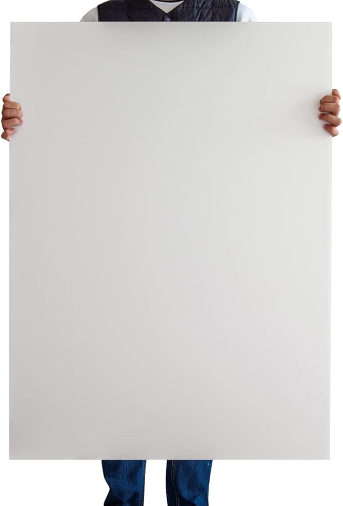 Union Strong Foam Board 24X36 3/16" 10-Pack : Matte Finish High-Density Professional Use, Suitable for Presentations, Signboards, Arts and Crafts, Framing, Display (White, 24 x 36 x 3/16")