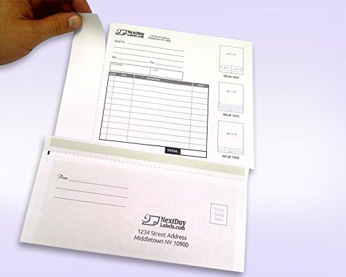 NextDayLabels Form and Envelope Combination (8-1/2 x 11 Inch, Pack of 250)