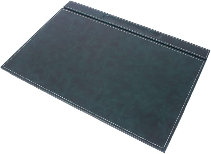 Leather Desk Set-Desk Office Accessories-Office Organizer- Home Office Accessories - Desk Supplies - Desk Storage Organizer -Desk Pad-Storage-12 Pieces -12 PCS (Green)