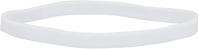 JAM PAPER Durable Rubber Bands - Size 64 - White Multi-Purpose Rubberbands - 100/Pack