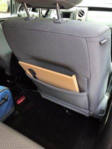 Executive Size (18 1/2" x 14 1/2") Car Table – E-book & Notepad Vehicle Desk - Mobile Office - Steering Wheel Mountable Desk - Portable Automobile Desk For Laptop Computer/iPad - Car Tray