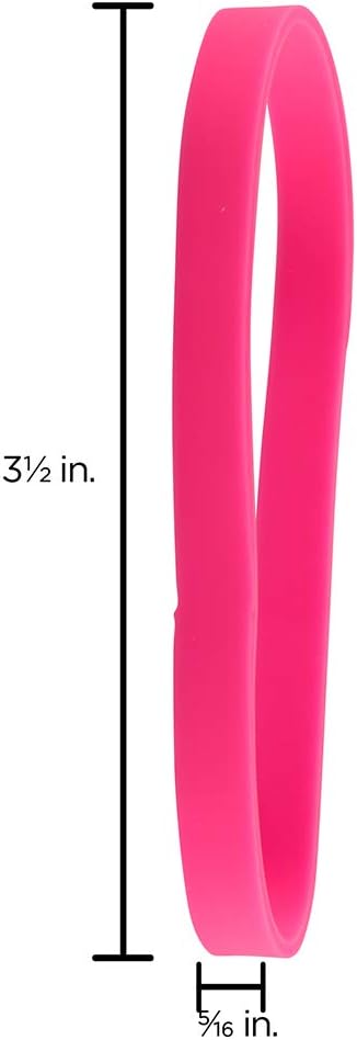 JAM PAPER Durable Rubber Bands - Size 64 - Pink Multi-Purpose Rubberbands - 100/Pack