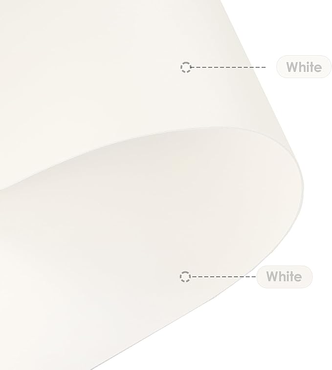 Leather Table Cover,1.8mm Thick,42x66 Inch Table Protector,Table Protector for Dining Room Table,Dining Table Cover,Table Cover Protector,Table Pad,White Table Cover(White+White,42x66)