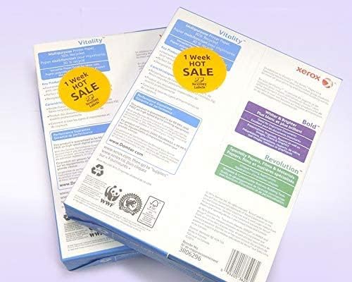 Pack of 100 Sheets, 8-1/2 x 11" Fluorescent Labels for Laser & Inkjet Printer (Orange Fluorescent, 2-1/2" Round - 12 per Page, 1200 Labels)