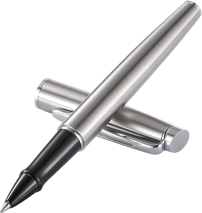 Rollerball Pen for Men Women Luxury Metal Executive Pens Home Office Use, with Delicate Box