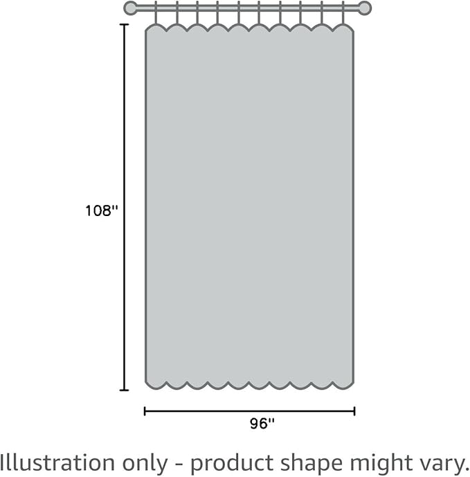 BONZER Room Divider Curtain Total Privacy Wall Wide Grommet Room Darkening Curtains for Patio Sliding Glass Door, 96L x 108W Inch (8L x 9W ft), 1 Panel, Silver