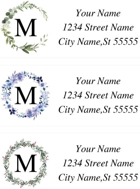 Return Address Labels - Personalized Address Labels, Custom Address Labels with Strong Adhesion, Can Be Used for Box, Paper, Plastic, Glass, Metal (2.6x1 Inch)