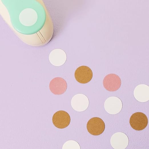 Craftelier - 5/8 Inch Circle Punch with Lever Press | Shape Hole Puncher for Paper Crafts | Round Hole Punch to Create Scrapbooks, DIY Cards & Journals | Mini Hole Punch for Paper & Cardstock.