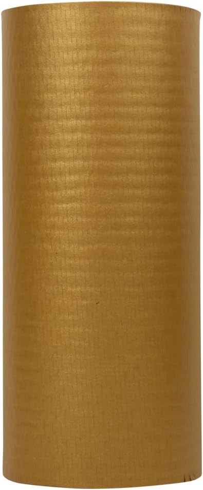 JAM PAPER Honeycomb Packing Paper Roll - 12" x 328' - Gold - 328 Sq Ft - 80 GSM - Roll Sold Individually