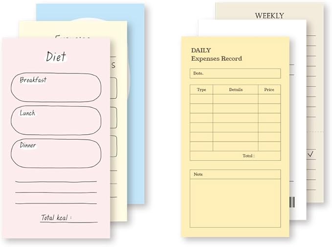 Monolike Triple Memopad Today's Record 2P A Set