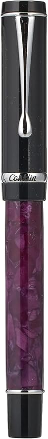 Conklin Duragraph Fountain Pen Purple Nights - Medium Nib, Elegant Writing Instrument with Rich Purple Finish