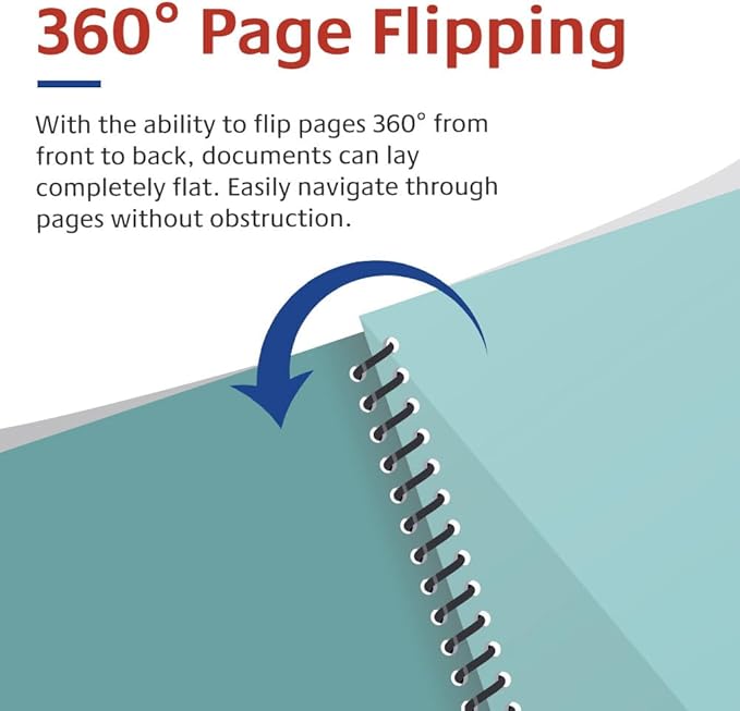 TruBind 13mm (1/2 in.) Spiral Binding Coils for Reports, Presentations and Proposals | 4:1 Pitch | 12 in. Length | Black | 105 Sheets Binding Capacity | 100 Pack