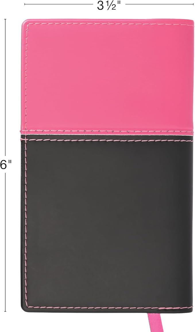 2026 Pocket Planner/Pocket Calendar, 3.5"x6": Includes 14 Months (November 2025 - December 2026) / 2026 Weekly Planner/Weekly Agenda/Monthly Calendar Organizer (Pink/Black)
