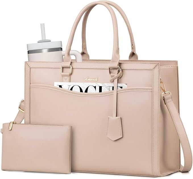 LOVEVOOK Laptop Tote Bag for Women, Office Work Bag Briefcase fit for 15.6 inch Laptop, Large Capacity Teacher Bag Handbag