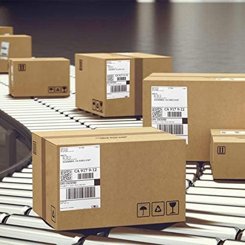 OausTect 4x6 Shipping Label 2000 Fanfold Labels for Rollo, Zebra Direct Thermal Printer, with Perforations