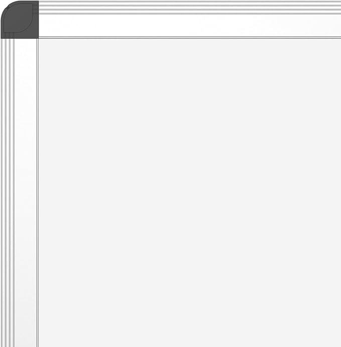 VIZ-PRO Dry Erase Board/Magnetic Whiteboard, 72 x 48 Inches, Large Wall Mounted Board for School Office and Home 6' x 4'