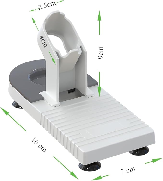 MONVICT Glue Gun Stand for Most Mini Glue Guns, Hot Glue Holder with Non-Stick Silicone Mat, Suction Cups, Helpful Tool for Make Your DIY, Crafts, Home School Project Well Bars Orderly (NOT Full Size)