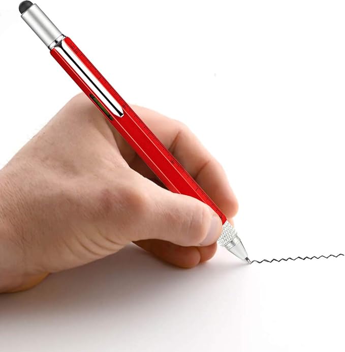 Dad Gifts for Fathers Day, Hongred 6 in 1 Multitool Pen, Stocking Stuffers for Mens Gifts for Him Husband, Father's Day for dad, Birthday for Men, Tools Cool Gadgets,Office Gift