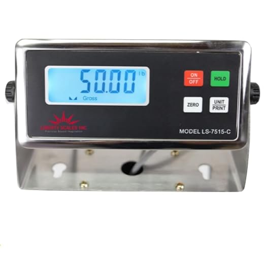 Liberty LS-700-4X6 Heavy Duty General Purpose Floor Scale | 48" x 72" | Capacity of 1000 lbs x 0.2 lb + Yellow