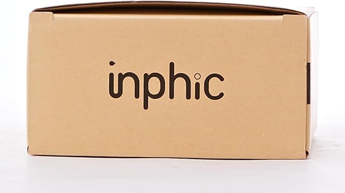 INPHIC Wireless Mouse Rechargeable, Upgraded Visible Battery, 2400 DPI, Silent Ergonomic Computer Wireless Mouse for Laptop, Mac, PC etc.